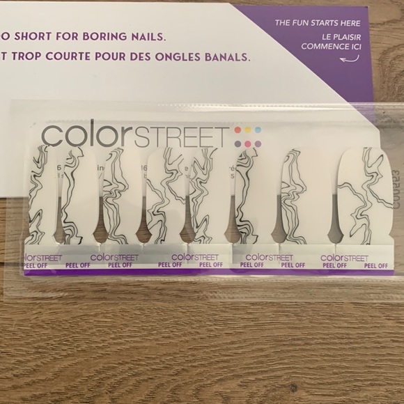 Color Street New Wave Subscription Box Topsy Turvy Nail Strips - Picture 2 of 2